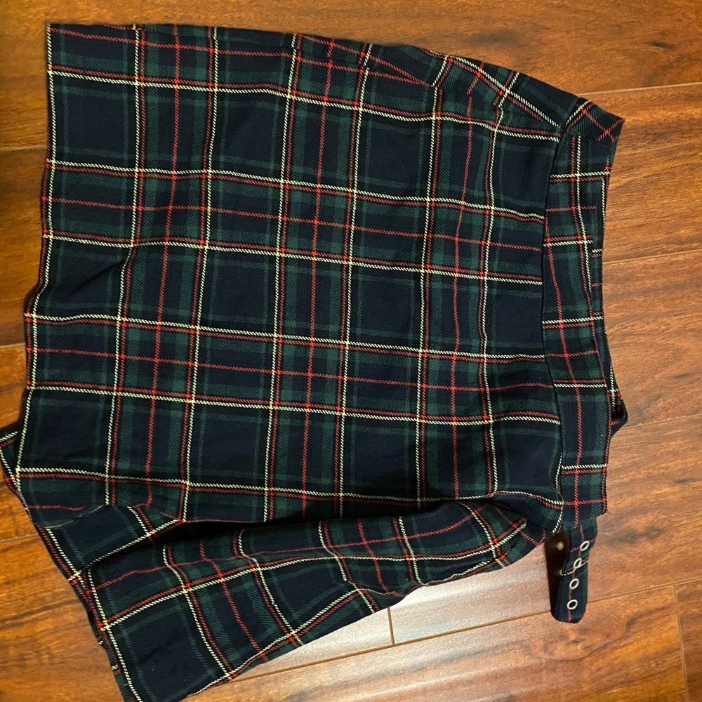 Brandy Melville plaid mini skirt